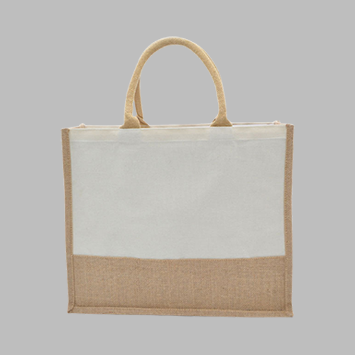 JUTE/CANVAS BAG (natural) STS 22013