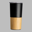 Thermal Mug With bamboo base
