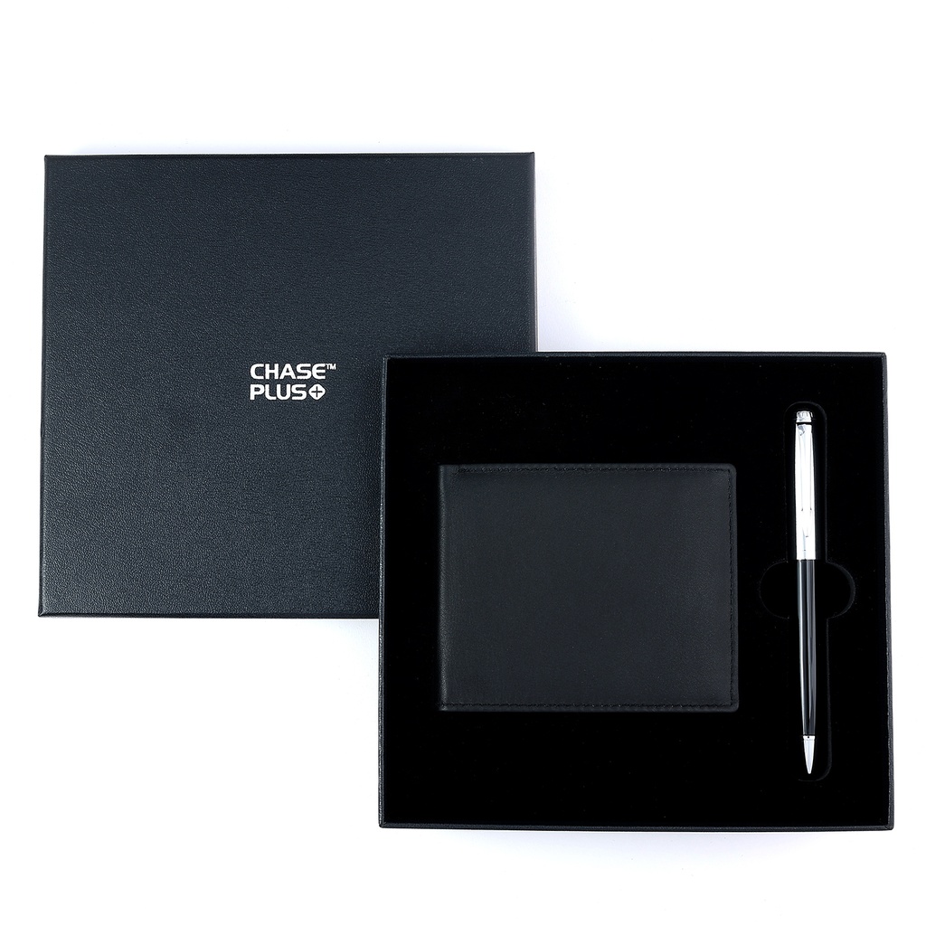 CHASE PLUS Business Gift Set Wallet and Pen