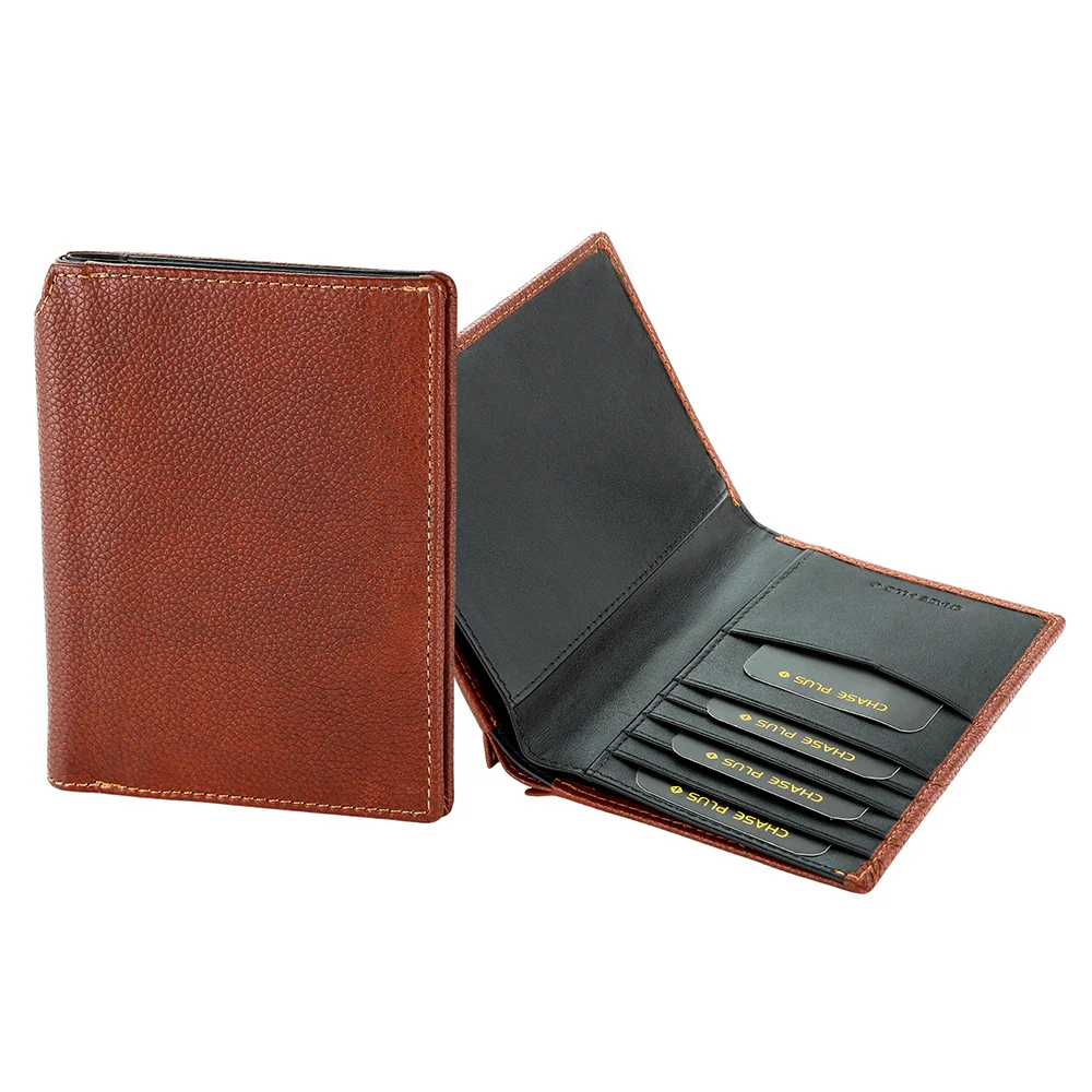 CHASE PLUS Passport Wallet With Agenda Pen- Oxford