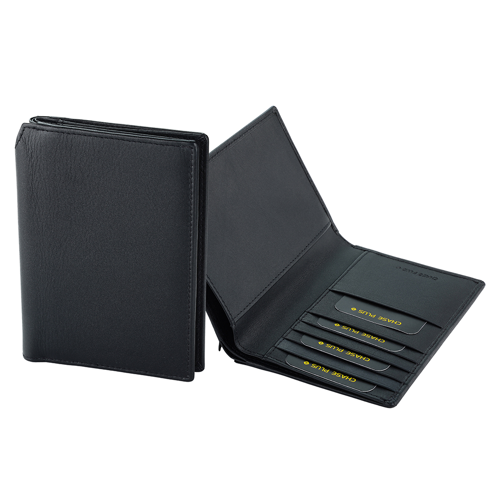 CHASE PLUS Passport Wallet With Agenda Pen - Premio