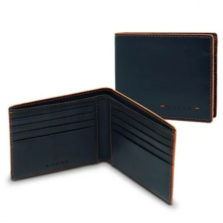 Cross Basilica Slim Wallet  -Navy