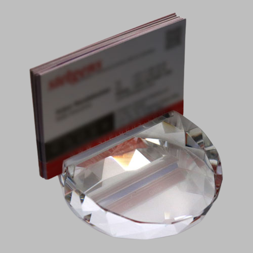 Crystal Desktop Card Holder SBT 3434