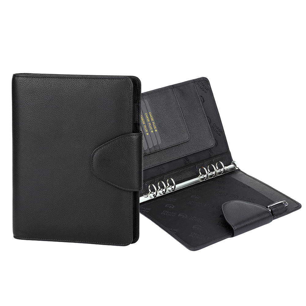 CHASE PLUS A5 folder With Ring Binder - Domino