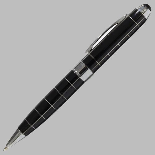 Metal Pen Black With Silver 