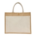 Jute Canvas Bag 225gsm WHITE