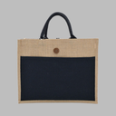 Jute canvas bag 225gsm BLACK