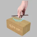 DIGITAL ALARM CLOCK WITH WIRELESS CHARGER 