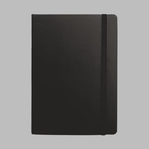 A5 Pu Economic Notebook Black  