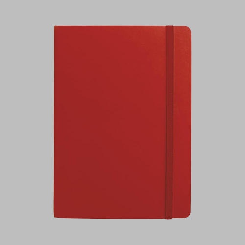 A5 Pu Economic Notebook RED 