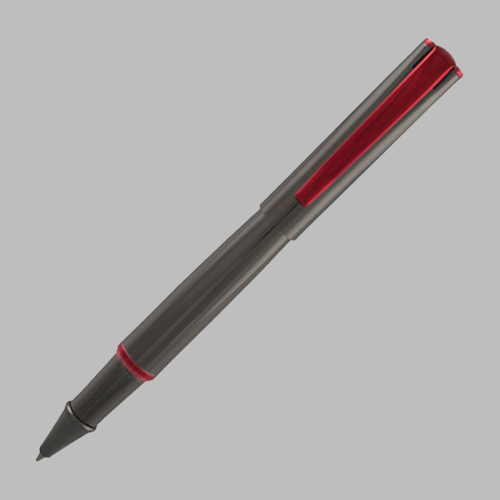 Gun Metal Red Rollerball