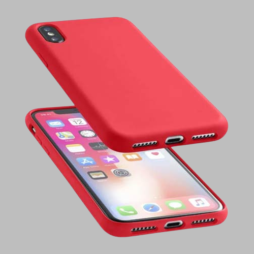 SOFT TOUCH CASE IPH X RED