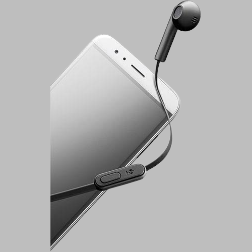 Black Earphone Mono Mantis