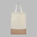 Jute Base Cotton Bag 