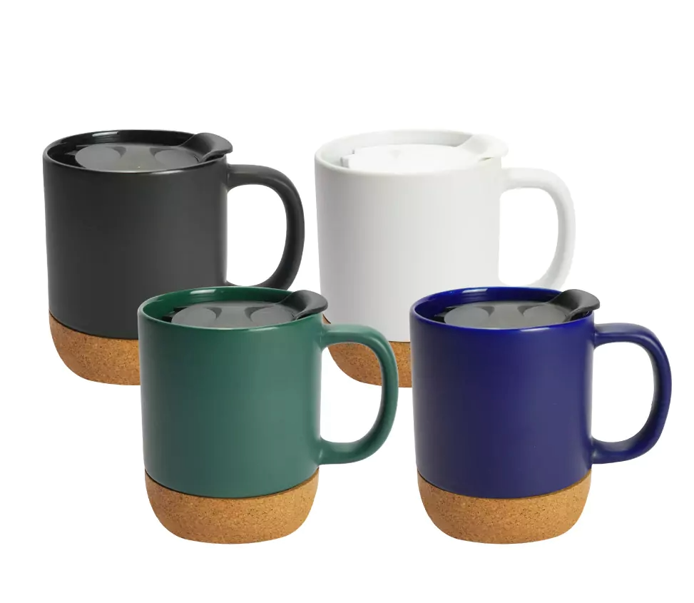 Ceramic Mug With Cork Base