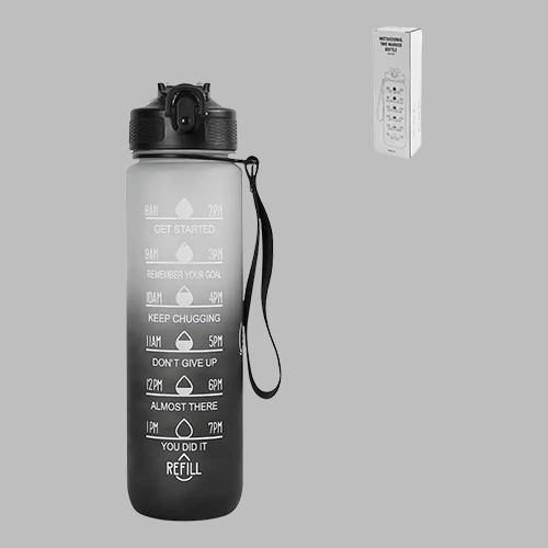 Time Marked Water Bottles 1000ml 