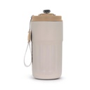 AGGERT Travel Mug with Temperature Display BROWN
