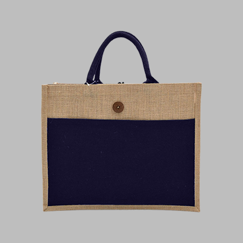Jute Bag  4002 NAVY BLUE