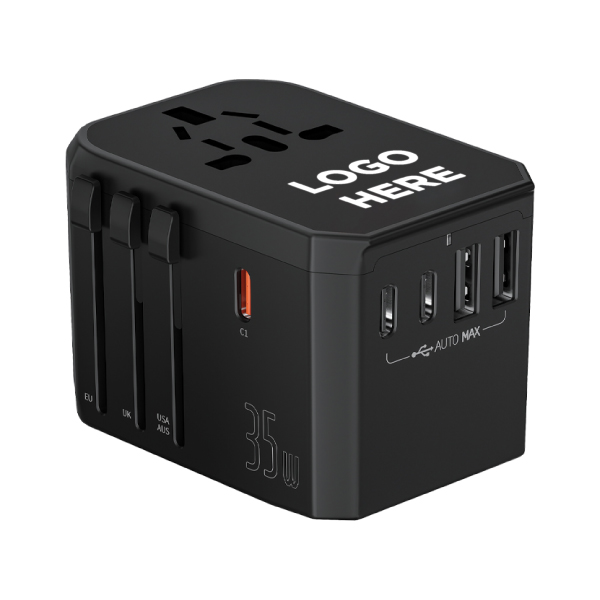 TRAVEL ADAPTER LIGHT UP LOGO 35W
