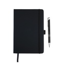 A5 PU Economic Notebook and pen Black 