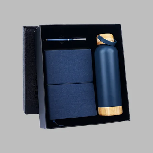 Combination Gift Set -A5 Notebook , Water Bottle, Metal Pen