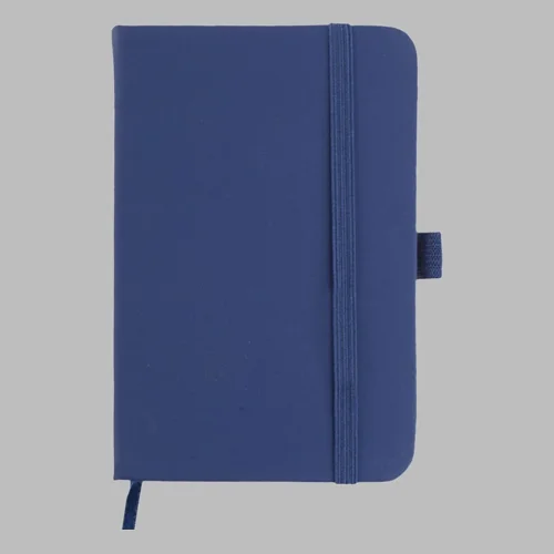 A6 Notebook  with pen holder Blue