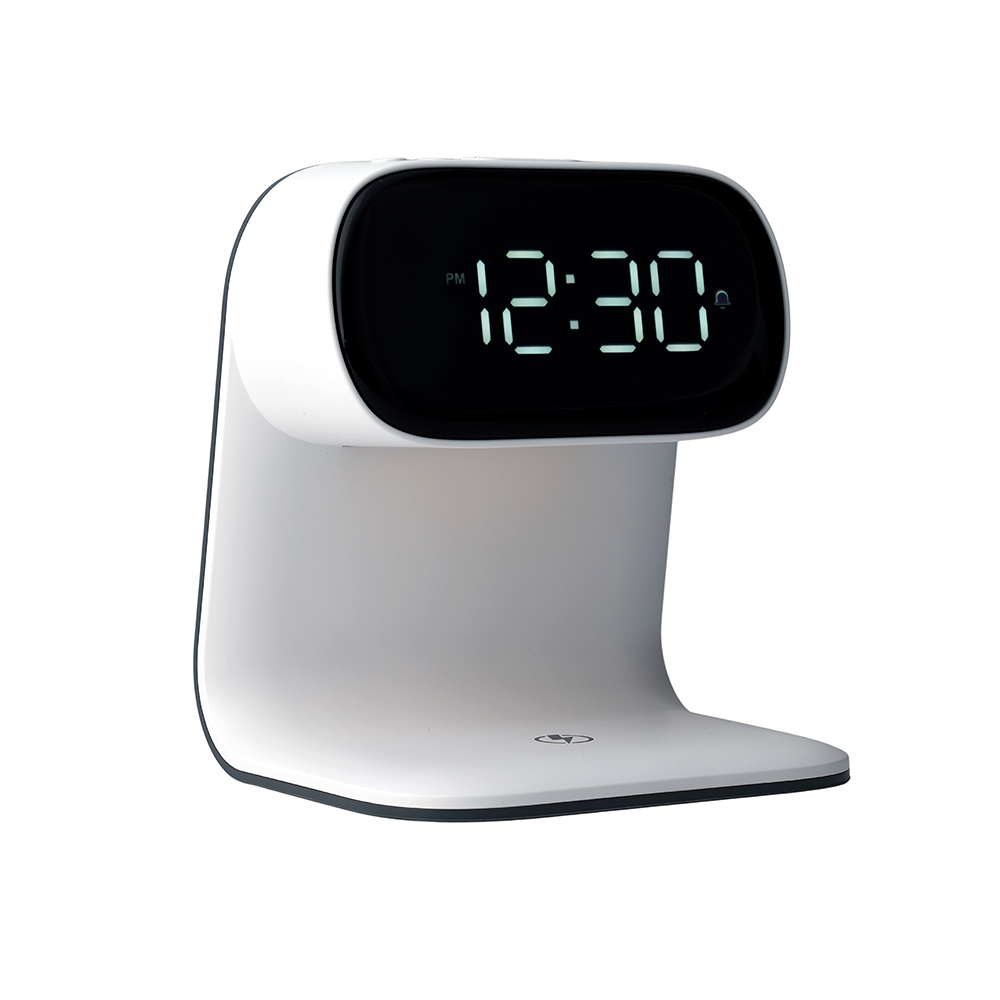 AGGERT Digital Clock with Wireless charger & lamp - Nightrix
