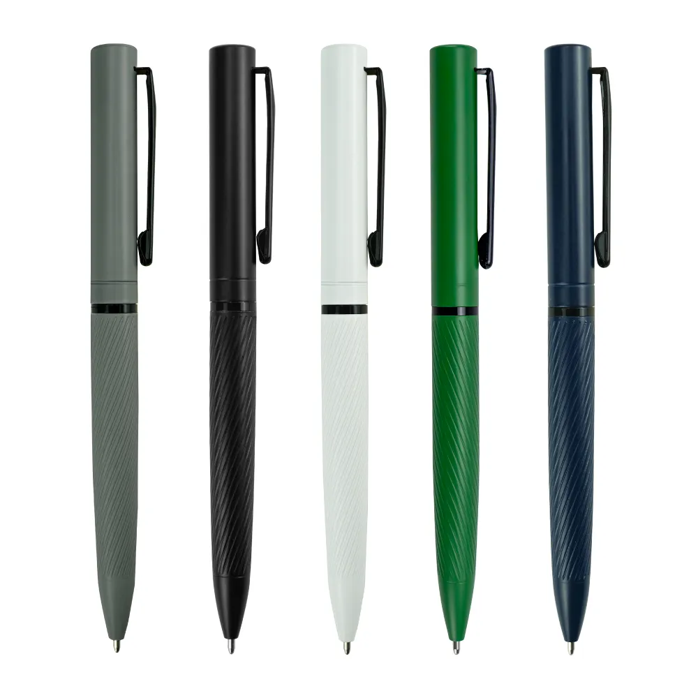Metal Pens Twist Action Matte Finish and Black Clip
