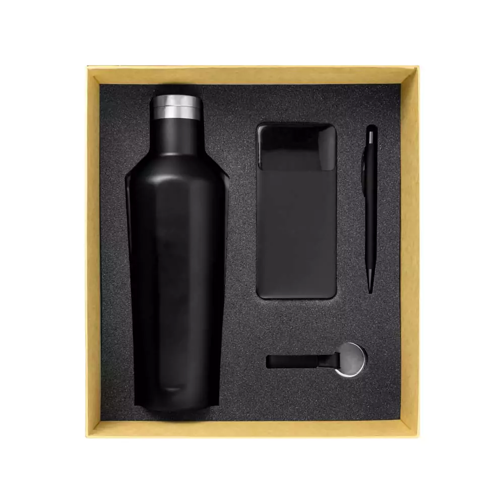 [STE3GS-0165] Black Theme Gift Sets in Cardboard Gift Box GS-016