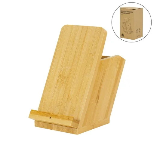 [WDS5] Bamboo Pen Holder with 15W Fast Wireless Charger