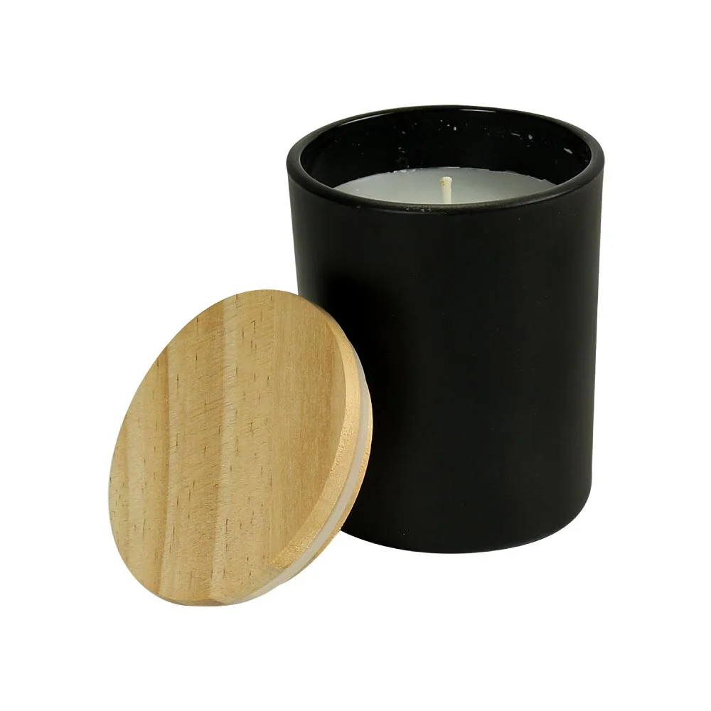 Scented Candles Arabian-Oud and Vanilla Fragrance in Glass Bottle