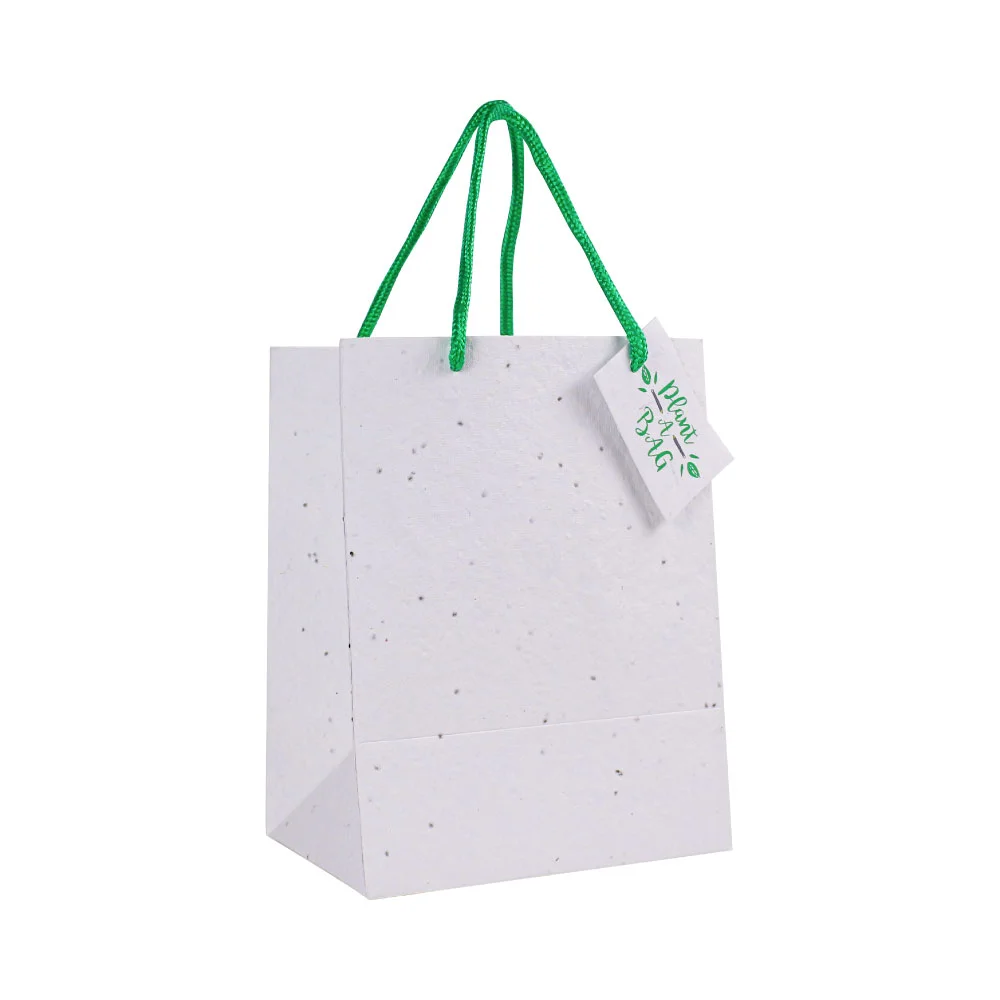 [STE3SPS-075] Plantable Marigold Seed Paper Bags in A4 Size with Tag