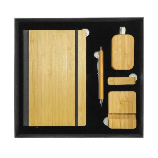 [GS-056] Promotional Gift Sets with Black Cardboard Gift Box