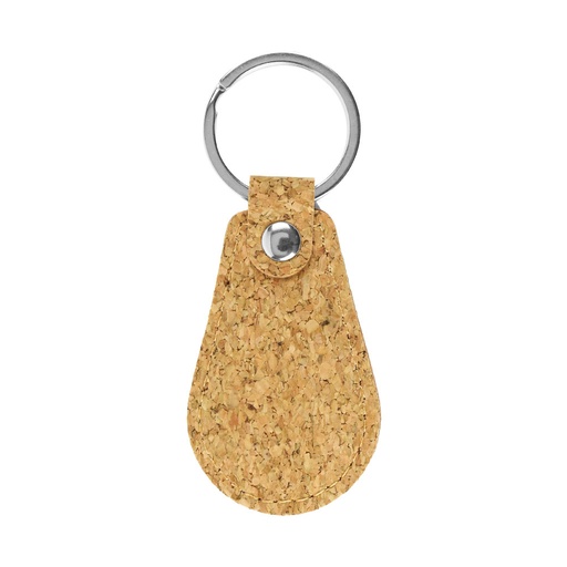 [KH-12-CO] Cork PU Keychains with 32mm Key Ring