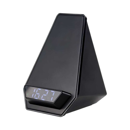 [SPK-WC4-BLK] Wireless Charger BT Speaker with Clock