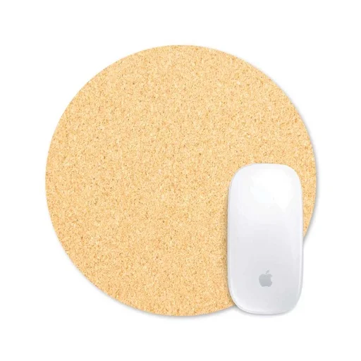 [261] Cork Round Mouse Pads