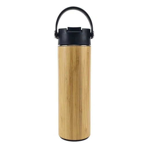 [TM-011-BK] Bamboo Flask with Tea Infuser