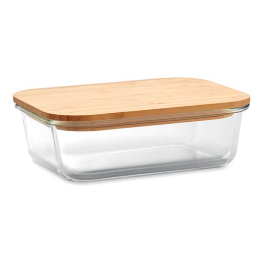 [LUN-GLB] Glass Lunch Box with Bamboo Lid