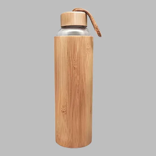 [STDP 232710] Bamboo Glass Bottle STDP 232710