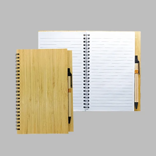 Bamboo notebook with Pen