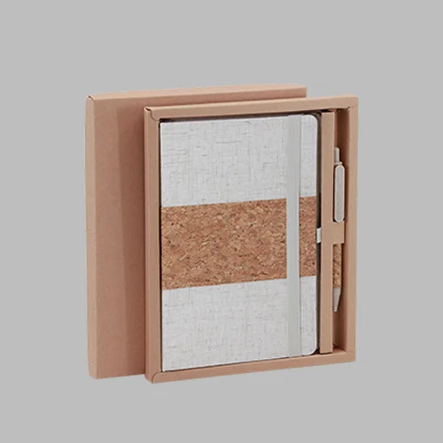 Cork Notebook with Pen