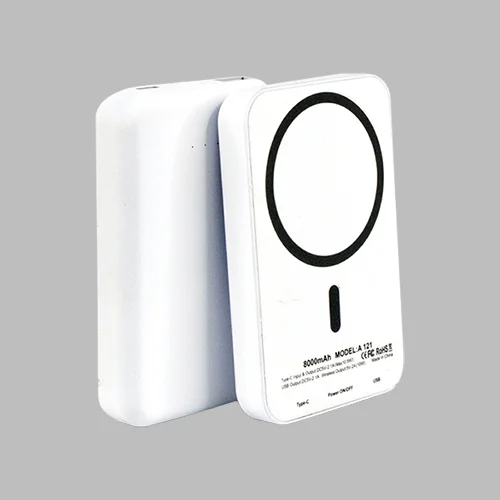 Magnetic wireless power Bank 8000mAh