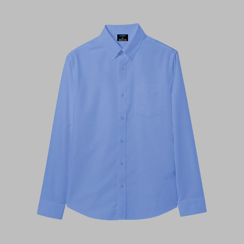 Wrinkle-Free Slim Fit Shirt NAVYBLUE