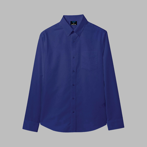 [Wrinkle-Free Slim Fit Shirt] Wrinkle-Free Slim Fit Shirt BLUE