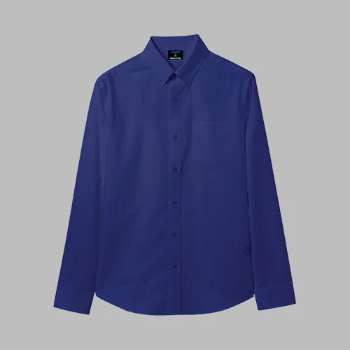 Wrinkle-Free Slim Fit Shirt BLUE