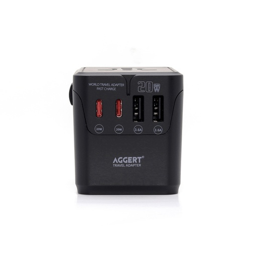 [AGTABK2212] AGGERT 20W Travel Adapter   