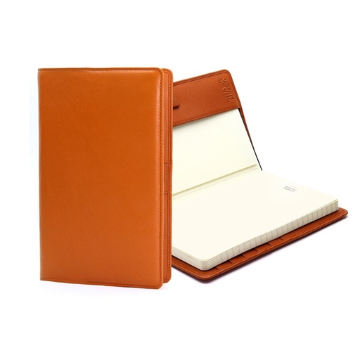 [GNPRBR6095] CHASE PLUS Leather Notebook - Capre