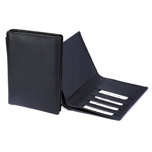 [MNPBK5095] CHASE PLUS Passport Wallet With Agenda Pen - Premio