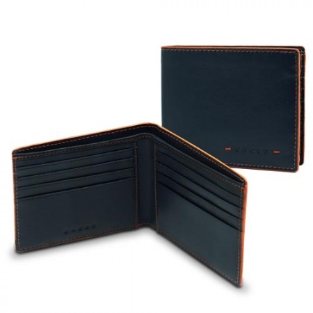 [BSGW 101103] Cross Basilica Slim Wallet  -Navy