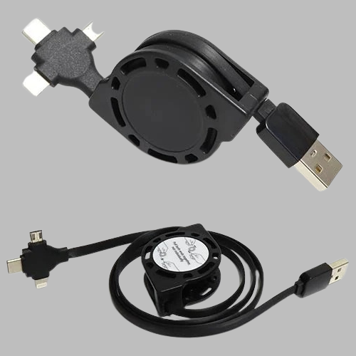 [STAN 19619 - 01] 3 in 1Rectractable Cable 